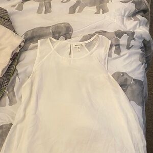 Monaco Sleeveless White Blouse